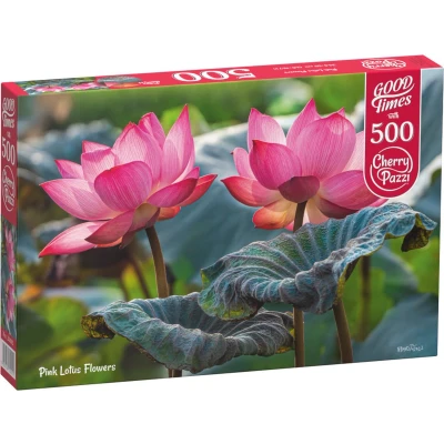 Afbeelding van Pink Lotus Flowers Puzzel 500 Stukjes