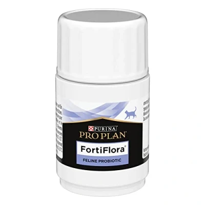 Afbeelding van 2x30g Fortiflora Probiotic Kauwblokjes Purina Pro Plan Kattensnacks