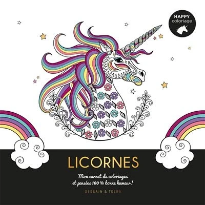 Image de Licornes Happy coloriage