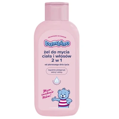 Afbeelding van Bambino 2in1 Body &amp; Hair Wash Gel Douchegel Shampoo 400 ml