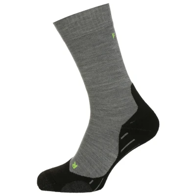 Afbeelding van Falke TK2 Explore Trekking Functional Mediumcushioned Sportsokken, Heren, Maat: 44/45, Light grey