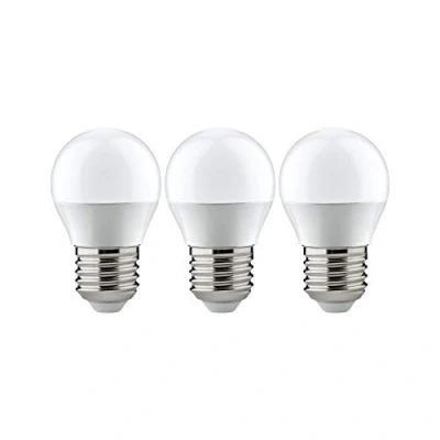 Afbeelding van Paulmann 28579 LED lamp Energielabel F (A G) E27 5.5 W Warmwit (Ø x h) 45 mm 82 3 stuk(s)