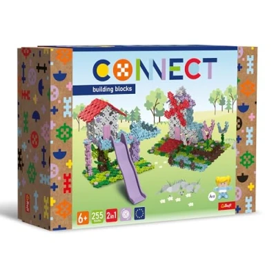 Afbeelding van Trefl Klocki Connect Domek na drzewie / Wiatrak L TREF (61978 onderdelen)