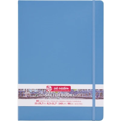 Afbeelding van Schetsboek Talens Art Creation blauw 21x30cm 140gr 80vel