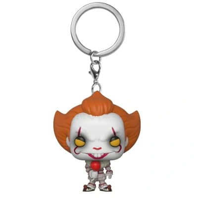 Afbeelding van Funko It Stephen King&#039;s 2017 Pocket POP! Vinyl Pennywise With Balloon 4 cm 3D Sleutelhanger Multicolours