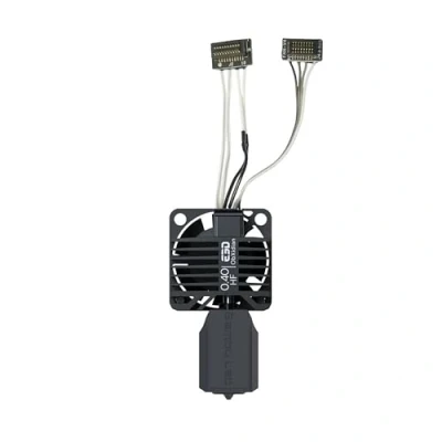 Afbeelding van E3D ObXidian™ HotEnd entièrement assemblé à haut débit pour Bambu Lab P1 Series 0,4 mm