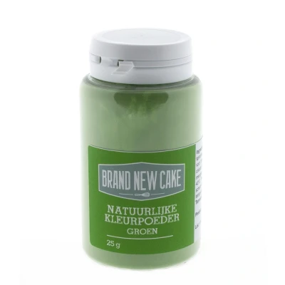Afbeelding van BrandNewCake Natuurlijke Kleurpoeder Groen 25g (vette massa)