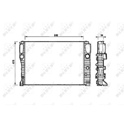 Afbeelding van Radiateur NRF 53829