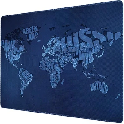 Afbeelding van Sidorenko Gaming muismat, 280 x 200 mm, Gamer Mouse Pad, speciaal oppervlak verbetert snelheid en precisie, Antislip rubberen basis oppervlak, blauw