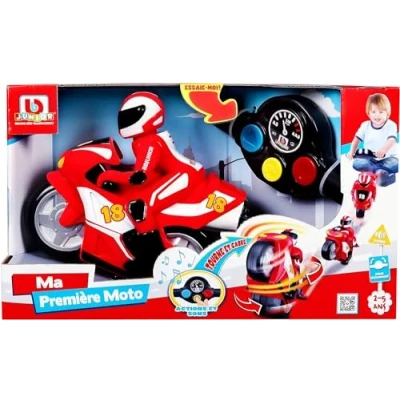 Afbeelding van BB Junior first rc driver en afstandsbediening racing stuur, 95001R, motorfiets rood