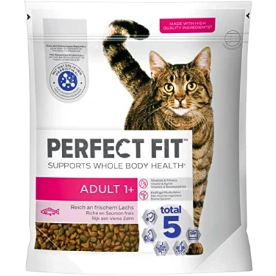 Afbeelding van 1,4kg Adult 1+ Rijk aan Zalm Perfect Fit Kattenvoer