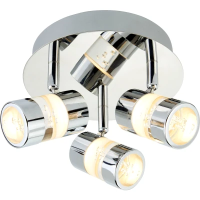Afbeelding van LED plafondlamp Bubbles, IP44, 3 lamps