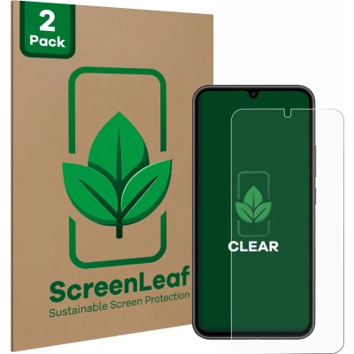 Afbeelding van ScreenLeaf Screenprotector voor Samsung Galaxy A34 5G Duurzame schermbescherming Folie Beschermfolie transparant (2 Stuks)