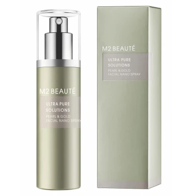 Afbeelding van M2 Beauté Ultra Pure Solutions Pearl &amp; Gold Facial Nano Spray 75 Ml