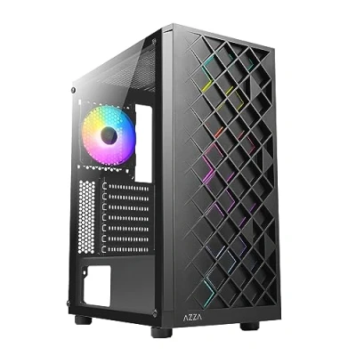 Afbeelding van AZZA Spectra Midi tower PC behuizing Zwart