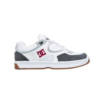 Afbeelding van DC Shoes Kalynx Trainingsschoen, Maat: 44, Wyr white grey red Leer en textiel