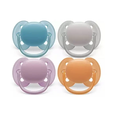 Afbeelding van Avent Ultra Soft 2 Orthodontische Siliconen Fopspenen 6 18 Maanden (Kleur : Blauw Groen/Grijs)