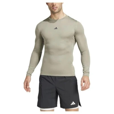 Afbeelding van adidas TECHFIT COMPRESSION TRAINING LONGSLEEVE TEE T shirt met lange mouwen voor heren