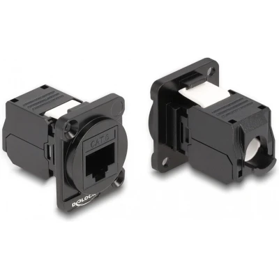 Afbeelding van DeLOCK 87816 kabel connector RJ 45 Zwart
