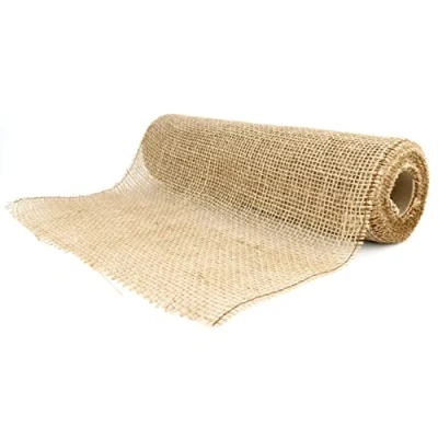 Afbeelding van D.RECT 30 x 500 cm jute lint natuurlijk bruin decoratielint cadeaulint knutsellint breed 5 meter voor: verpakking, doe het zelf kunsthandwerk, bloemenkunst, decoratie
