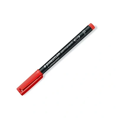 Afbeelding van Viltstift Staedtler Lumocolor 318 permanent F rood