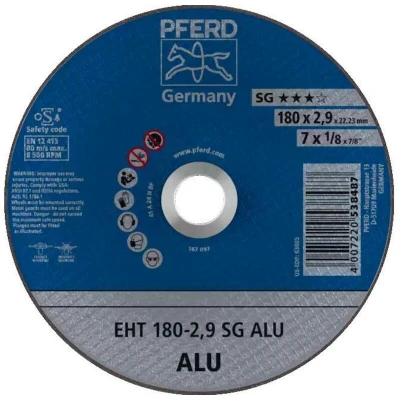 Afbeelding van PFERD EHT 180 2,9 SG ALU 61326323 Doorslijpschijf recht mm 25 stuk(s) Aluminium, Non ferrometaal