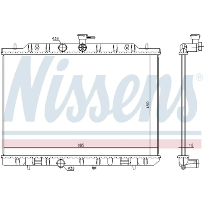 Afbeelding van Nissens Radiateur 67365