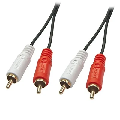 Afbeelding van LINDY 35661 Cinch Audio Aansluitkabel [2x stekker 2x stekker] 2.00 m Zwart