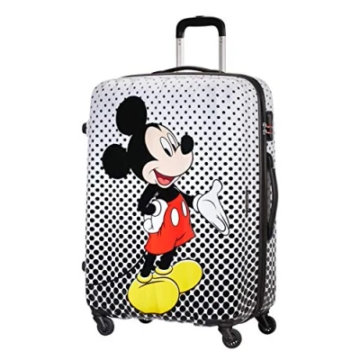 Afbeelding van American Tourister Reiskoffer Disney Legends Spinner 75/28 Alfatwist (Large) Mickey Mouse Polka Dot
