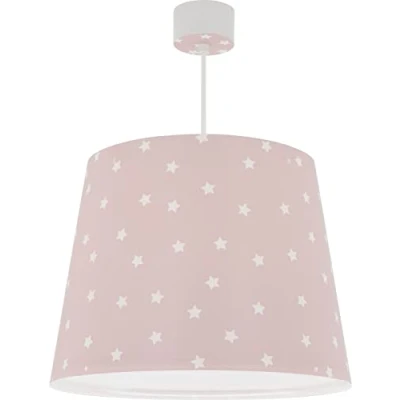 Afbeelding van Dalber Star Light sterren roze 82212S E27 plafondlamp