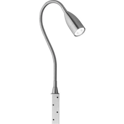 Afbeelding van Fischer &amp; Honsel Wandlamp Sten 1x LED 5.0W 420 lumen 3000K Flexibele arm Zilver/Nikkel