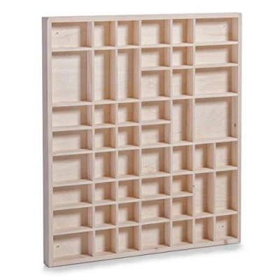 Afbeelding van Letterbak Natuurlijk Hout Groot