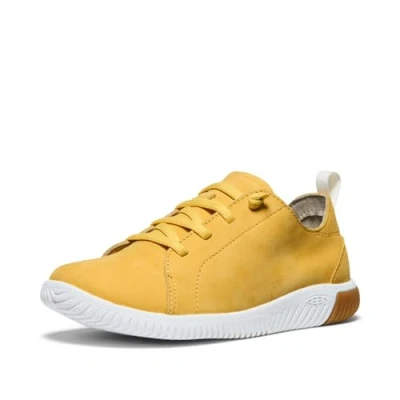 Afbeelding van Keen KNX LACE Youth Unisex Outdoorschoenen voor kinderen, Maat: 37, Yellow Veloursleer