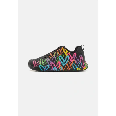 Afbeelding van Skechers Sport UNO LITE Sneakers laag black/multicoloured, Dames, Maat: 38, Black/multi coloured Hoogwaardig imitatieleer