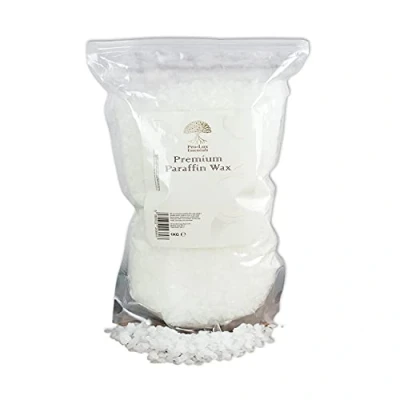 Afbeelding van Hoogwaardige paraffinewas, 1 kg, voor het maken van kaarsen, korrelvorm