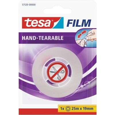 Afbeelding van Plakband Tesa film 19mmx25m handinscheurbaar blister