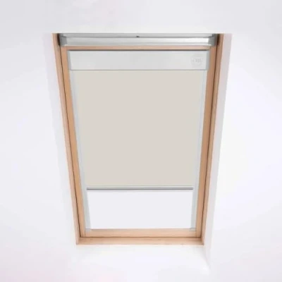 Afbeelding van Skylight Verduisteringsrolgordijn voor Velux dakvensters Zilverkleurig aluminium frame MK04
