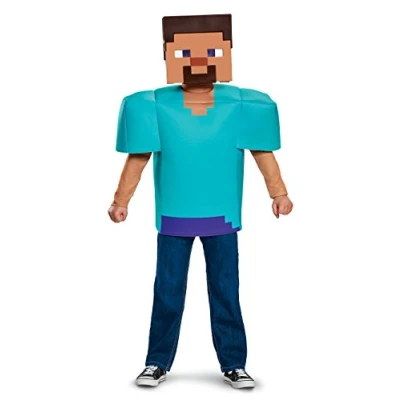 Afbeelding van Vegaoo Klassiek Minecraft steve kostuum voor kinderen