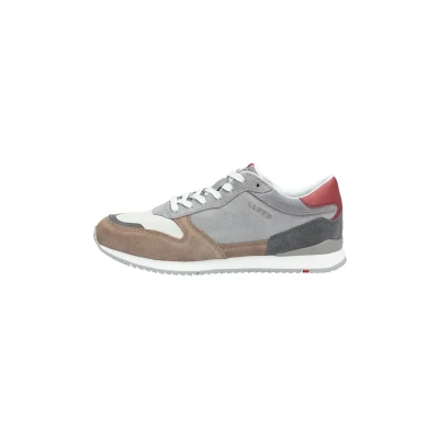 Afbeelding van Lloyd Sneakers laag, Heren, Maat: 46, Grau Leer