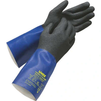 Afbeelding van uvex 6055711 rubiflex S XG35B Chemicaliënhandschoen Maat (handschoen): 11 1 paar