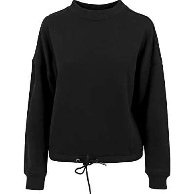 Afbeelding van Build Your Brand Sweatjack voor dames, zwart.