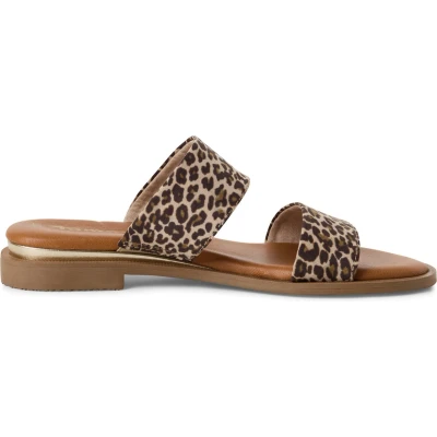 Afbeelding van Tamaris Core Dames Muiltjes LEOPARD Maat 40