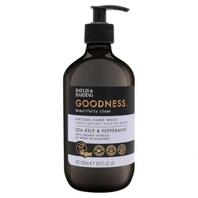 Afbeelding van Baylis &amp; Harding Goodness Handzeep Zeekelp Pepermunt 500ML