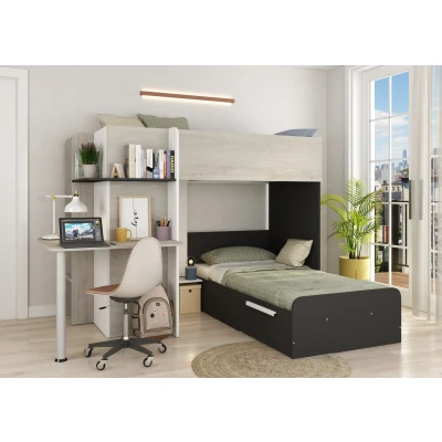Afbeelding van Stapelbed Palatino met kast en bureau