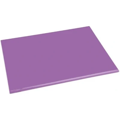 Afbeelding van Hygiplas HDPE Snijplank Paars 600x450x12mm FX103 Horeca