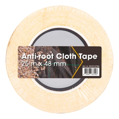Afbeelding van Wovar Anti worteldoek Tape Dubbelzijdig 48 mm Rol 25 meter Gronddoek