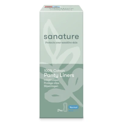 Afbeelding van Sanature Inlegkruisjes Normaal 100% Katoenen 24 stuks