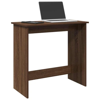 Afbeelding van vidaXL Bureau 80x40x75 cm bewerkt hout bruin eikenkleur