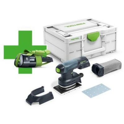 Afbeelding van Festool RTSC 400 Basic Promo 18V Li Ion vlakschuurmachine set (1x 3,1Ah) in systainer 80 x 130mm koolborstelloos