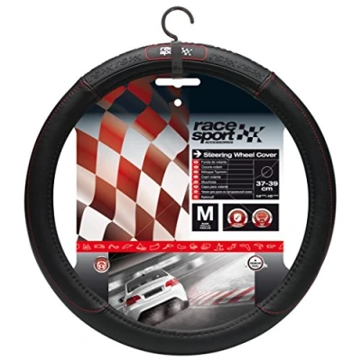 Afbeelding van Race Sport Stuurhoes Rs Deluxe Universeel Pvc Zwart 37 39 Cm